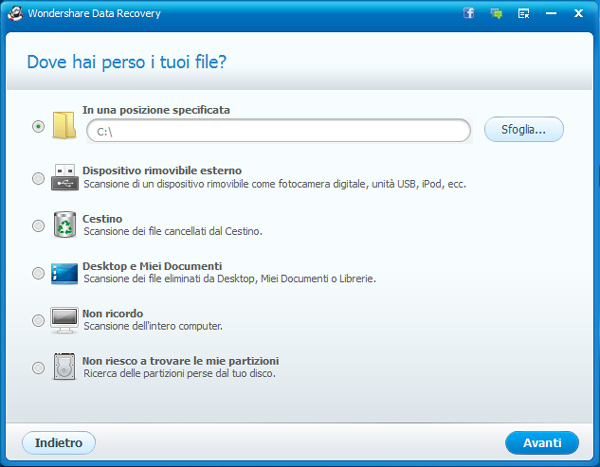 Wondershare Data Recovery