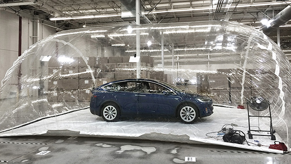 Tesla Model X, filtro HEPA