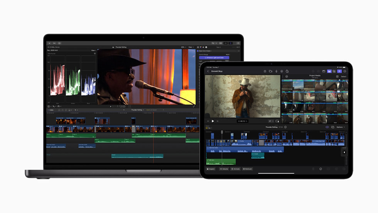 Apple ha annunciato i software Final Cut Pro e Logic Pro ottimizzati per i nuovi iPad