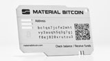 Bitcoin wallet pi&ugrave; sicuro al mondo? E' il Material Bitcoin: indistruttibile e garantito 100 anni