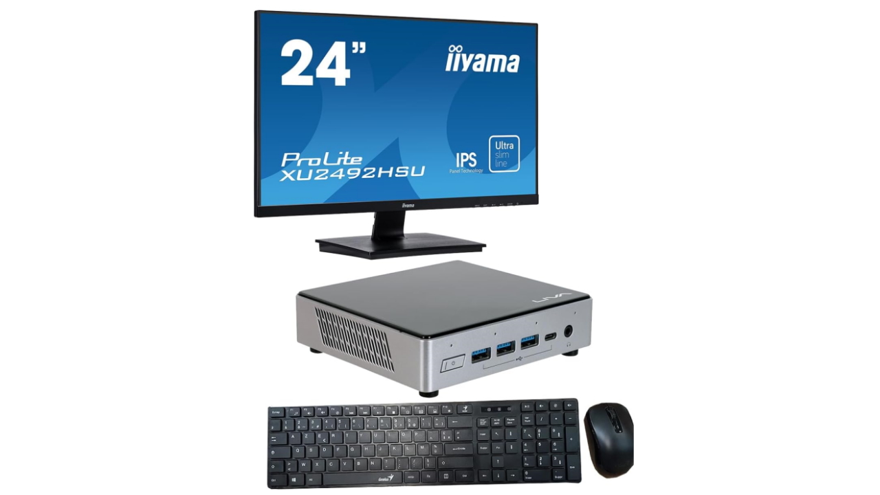 Un Mini PC con processore Intel Core i7-10510U, 16 GB di RAM, SSD da 1 TB, schermo, tastiera e mouse viene venduto su Amazon a un prezzo record sotto i 340 euro