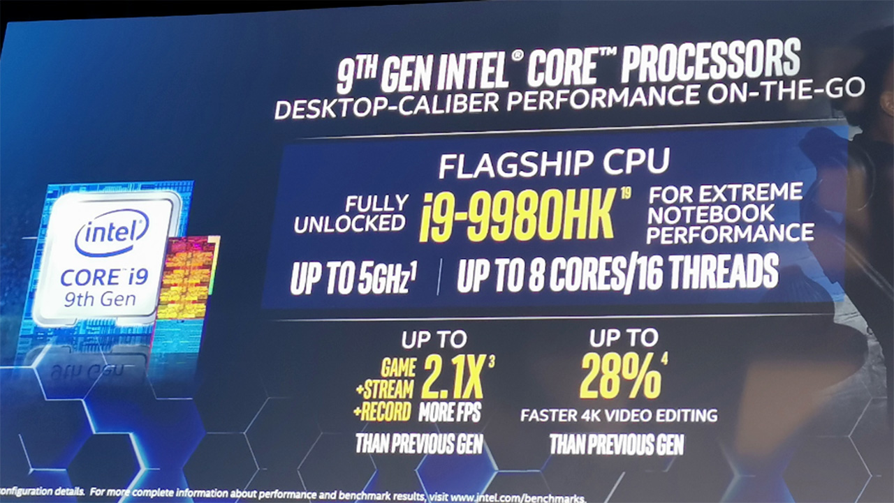 Intel nel 2020: nuovi processori mobile per i sistemi dedicati ai gamers