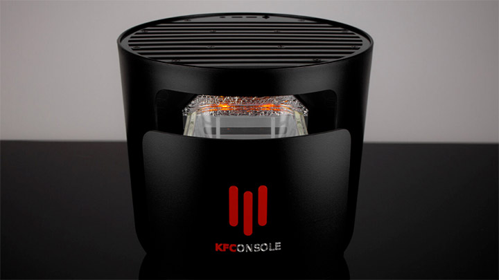 KFConsole &egrave; la console che, pare uno scherzo, tiene il pollo al caldo