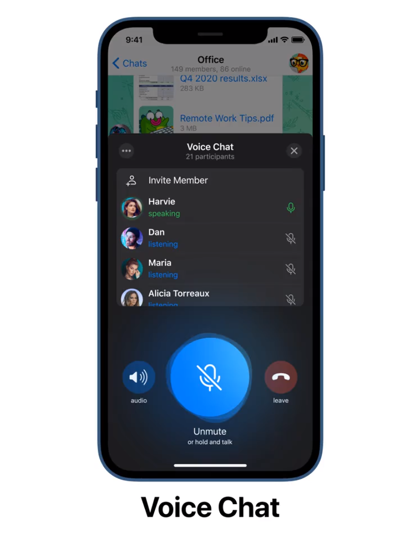 Telegram introduce le chat vocali di gruppo! Ecco tutte le novità della  nuova versione | Hardware Upgrade