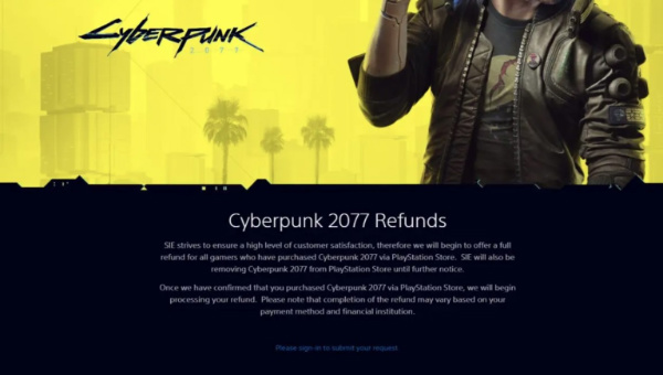 cyberpunk 2077 playstation store