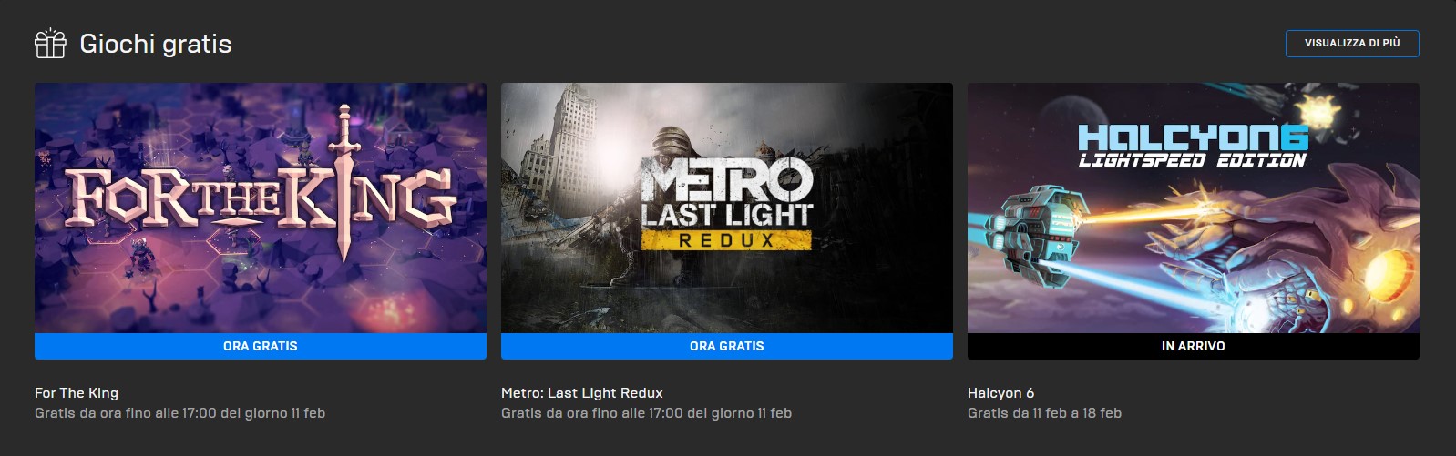 epic games store giochi gratis