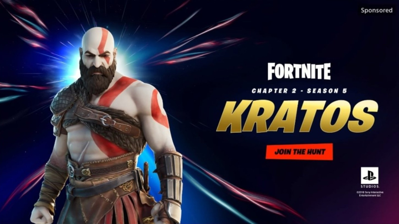 fortnite kratos god of war