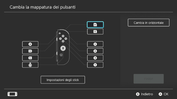 nintendo switch rimappatura tasti pulsanti joycon firmware 10