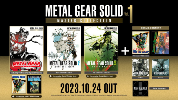 metal gear solid master collection vol. 1 konami