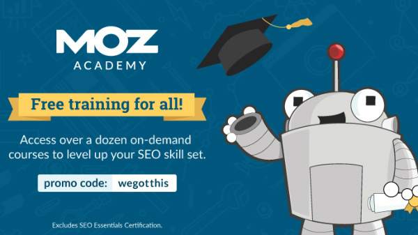 moz academy promo corsi online