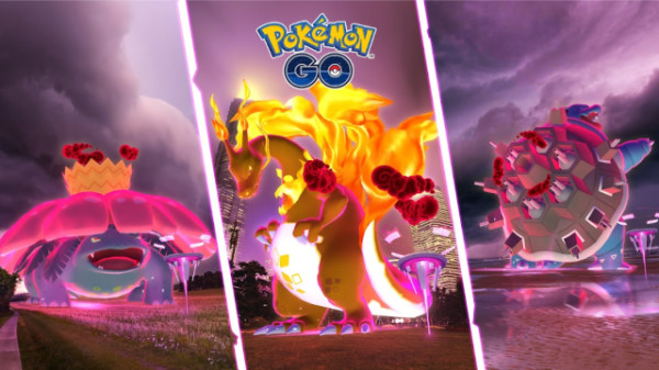 pokémon go gigamax charizard blastoise venusaur