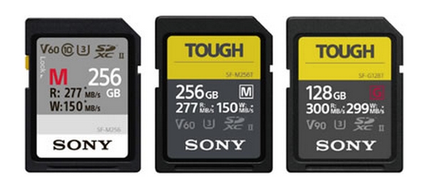 sony schede sd
