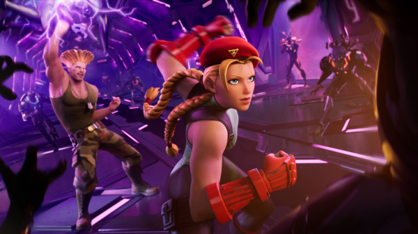 fortnite street fighter v guile cammy