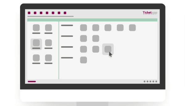 ticketapp express interfaccia web pc mac desktop smartphone tablet